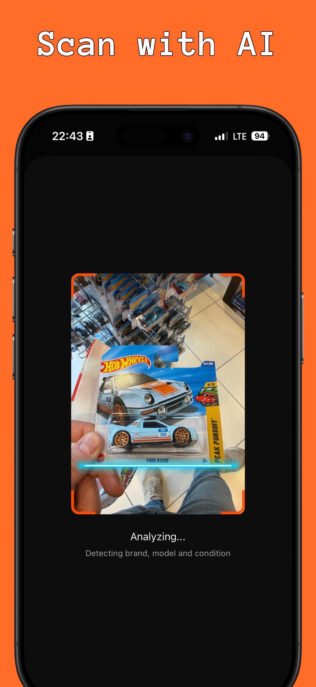 Hunt64 scan result screen