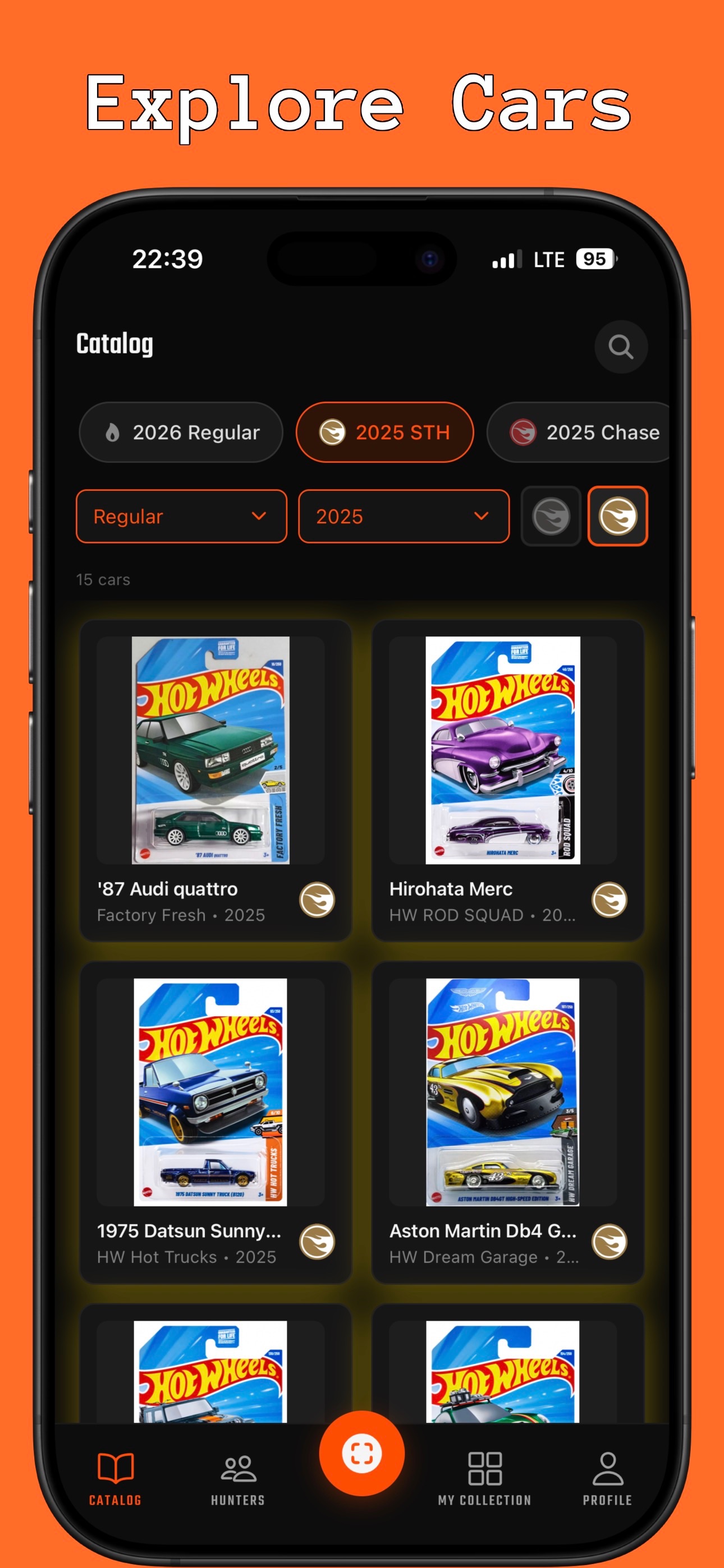 Catalog browser with filters